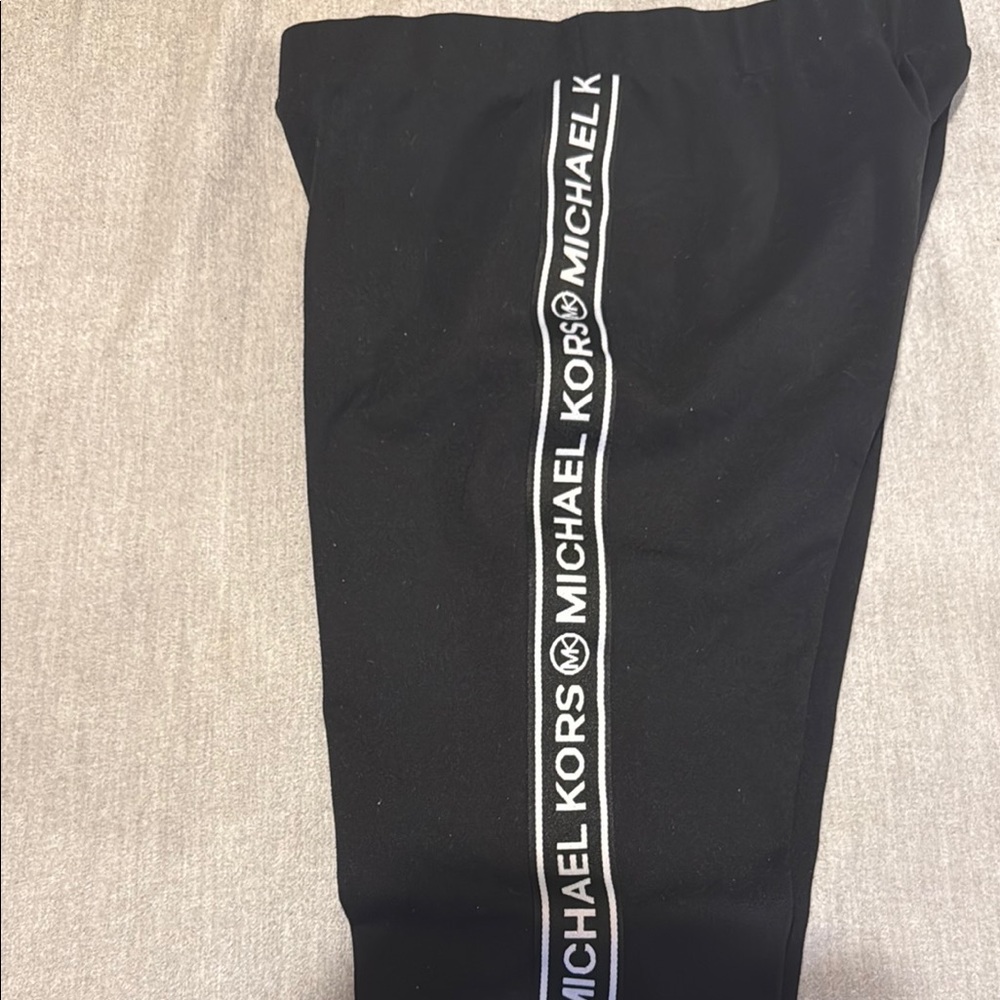 Michael Kors Black Sweatpants with Sporty Design